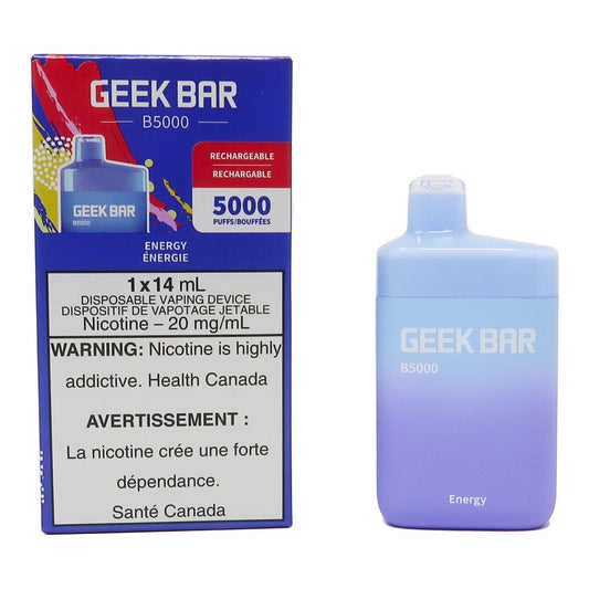 GeekBar 5000 - Energy (Pack of 5)