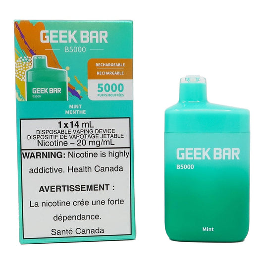 GeekBar 5000 - Mint (Pack of 5)