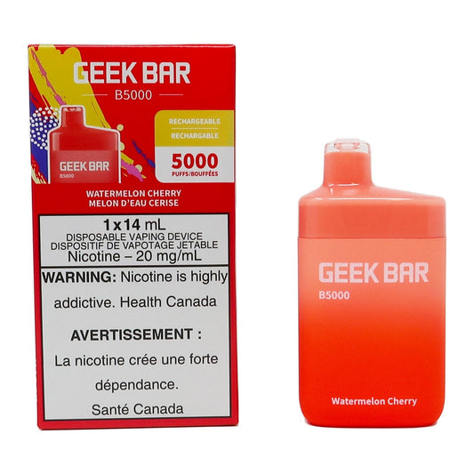 GeekBar 5000 - Watermelon Cherry (Pack of 5)