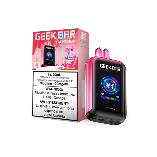 GeekBar Sky View - Raspberry Zing (Pack of 5)