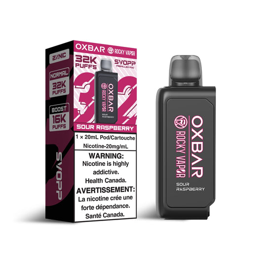 Oxbar SVOPP 32K - Sour Raspberry (Pack of 4)