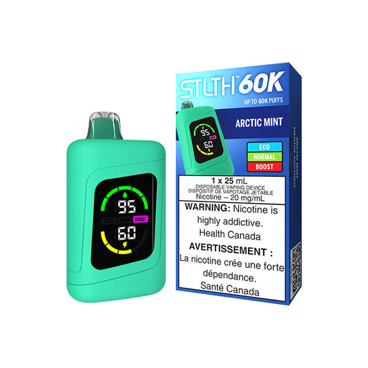 STLTH 60K - Arctic Mint (Carton of 4)