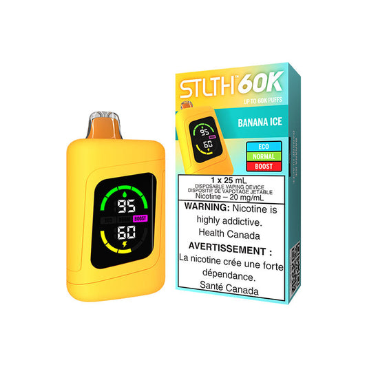 STLTH 60K - Banana Ice (Carton of 4)