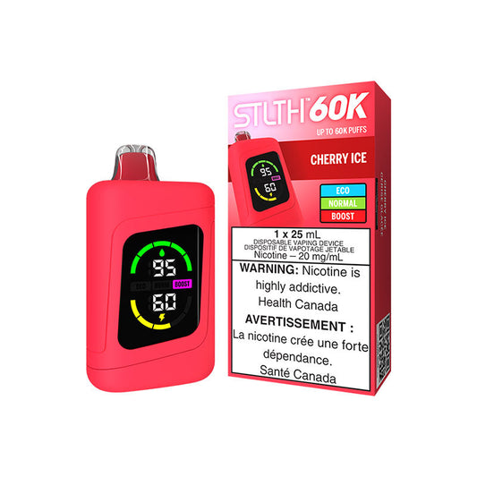 STLTH 60K - Cherry Ice (Carton of 4)