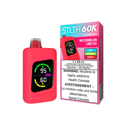 STLTH 60K - Watermelon Lime Ice (Carton of 4)