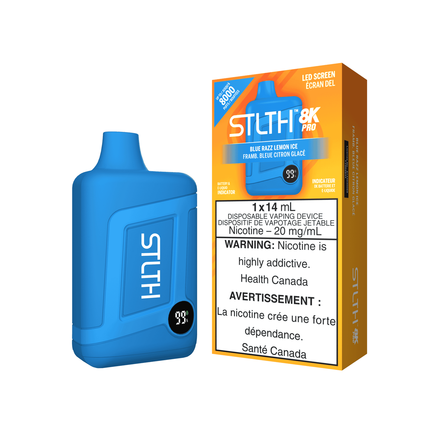 STLTH 8K PRO - Blue Razz Lemon Ice [MB]