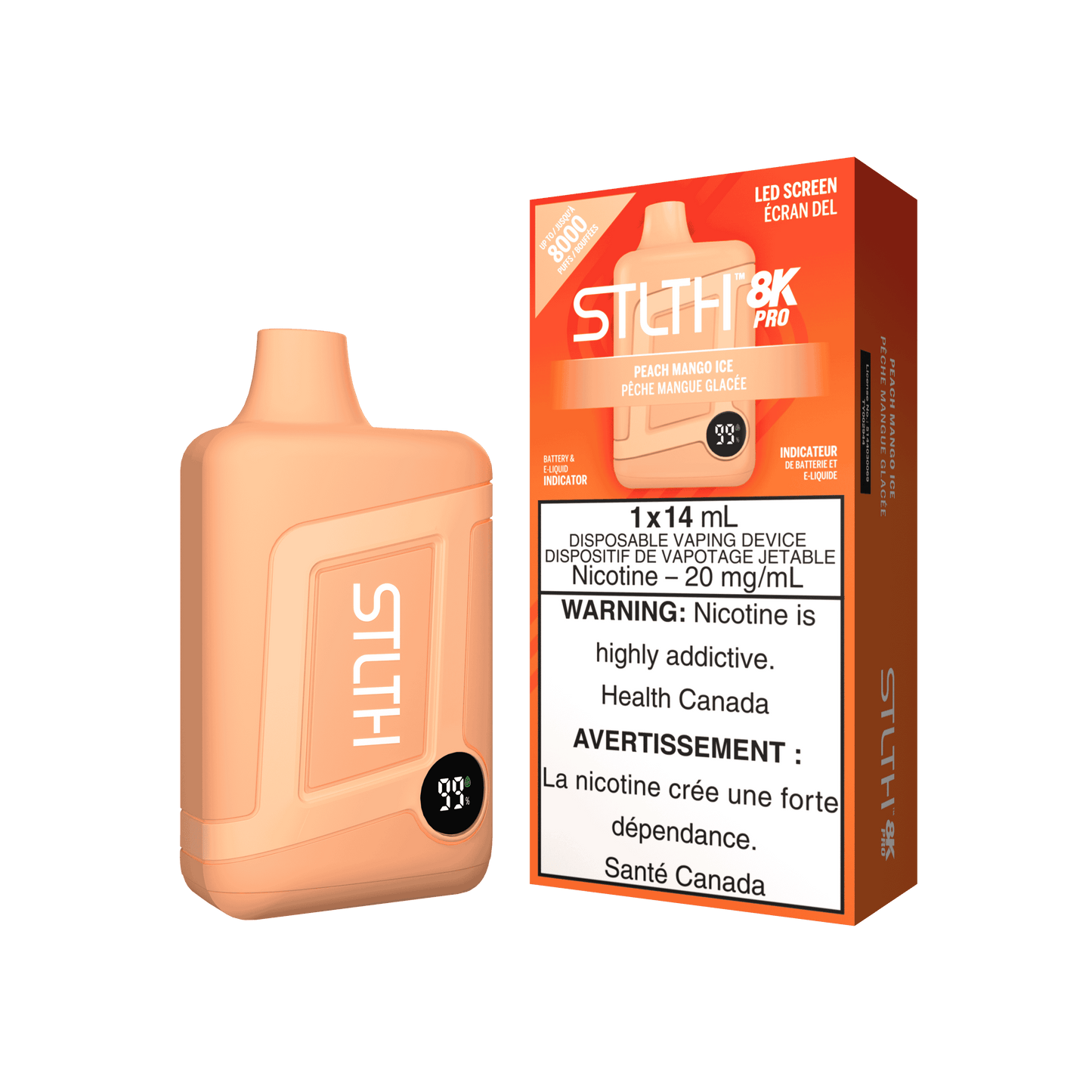 STLTH 8K PRO - Peach Mango Ice [MB]