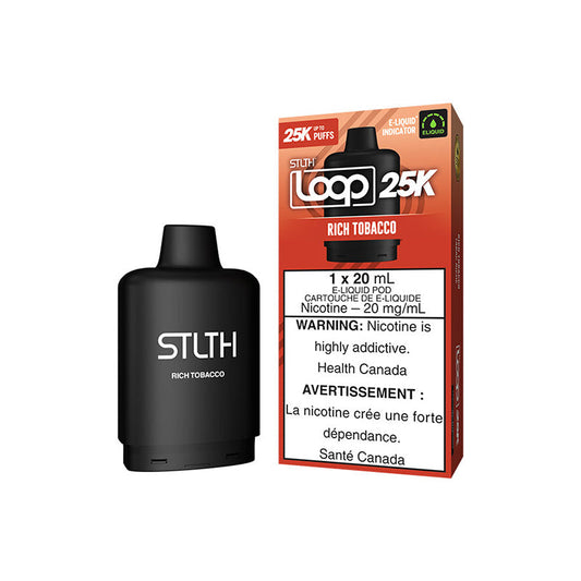 STLTH Loop 25K - Rich Tobacco (Carton of 5)