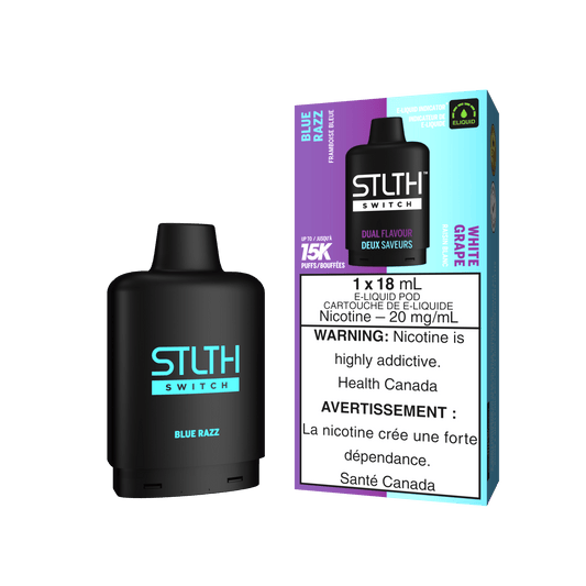 STLTH Switch - Blue Razz and White Grape (Carton of 5)