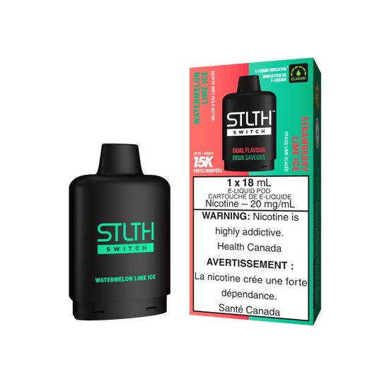 STLTH Switch - Watermelon Lime Ice and Strawberry Lime Ice (Carton of 5)