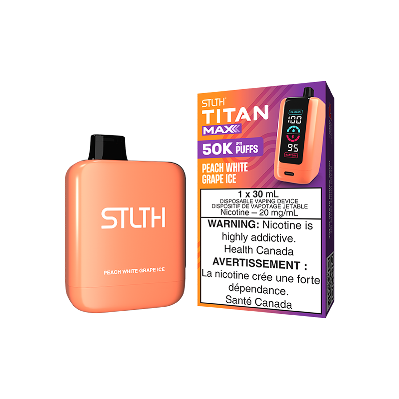 STLTH Titan Max - Peach White Grape Ice [MB]