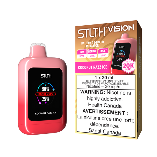 STLTH Vision - Coconut Razz Ice (Carton of 4)