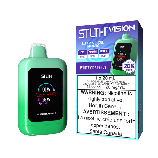 STLTH Vision - White Grape Ice (Carton of 4)