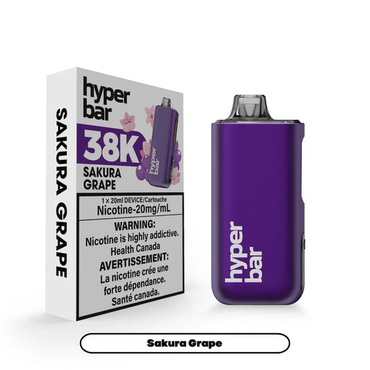 Hyperbar BE38000 - Sakura Grape (Carton of 5)