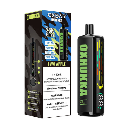 OXBAR Oxhukka - Two Apple (Carton of 4)