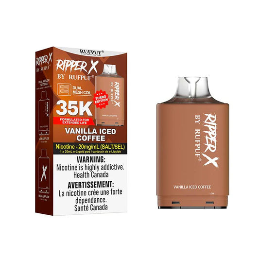 RufPuf Ripper X 35K - Vanilla Iced Coffee (Pack of 5)