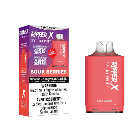 RufPuf Ripper X 35K - Sour Berries (Pack of 5)