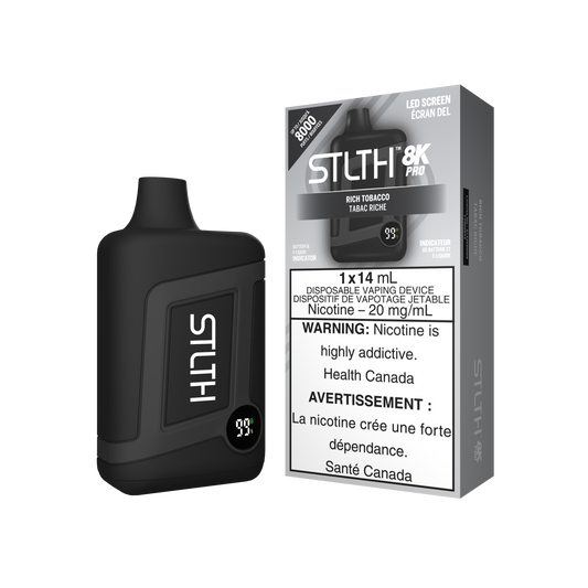 STLTH 8K PRO - Rich Tobacco (Pack of 5)